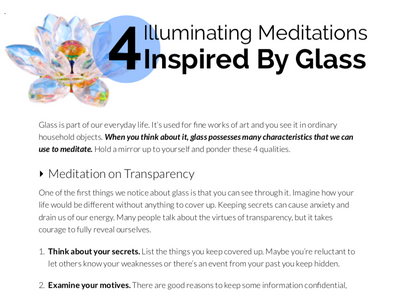 4 Illuminating Meditations